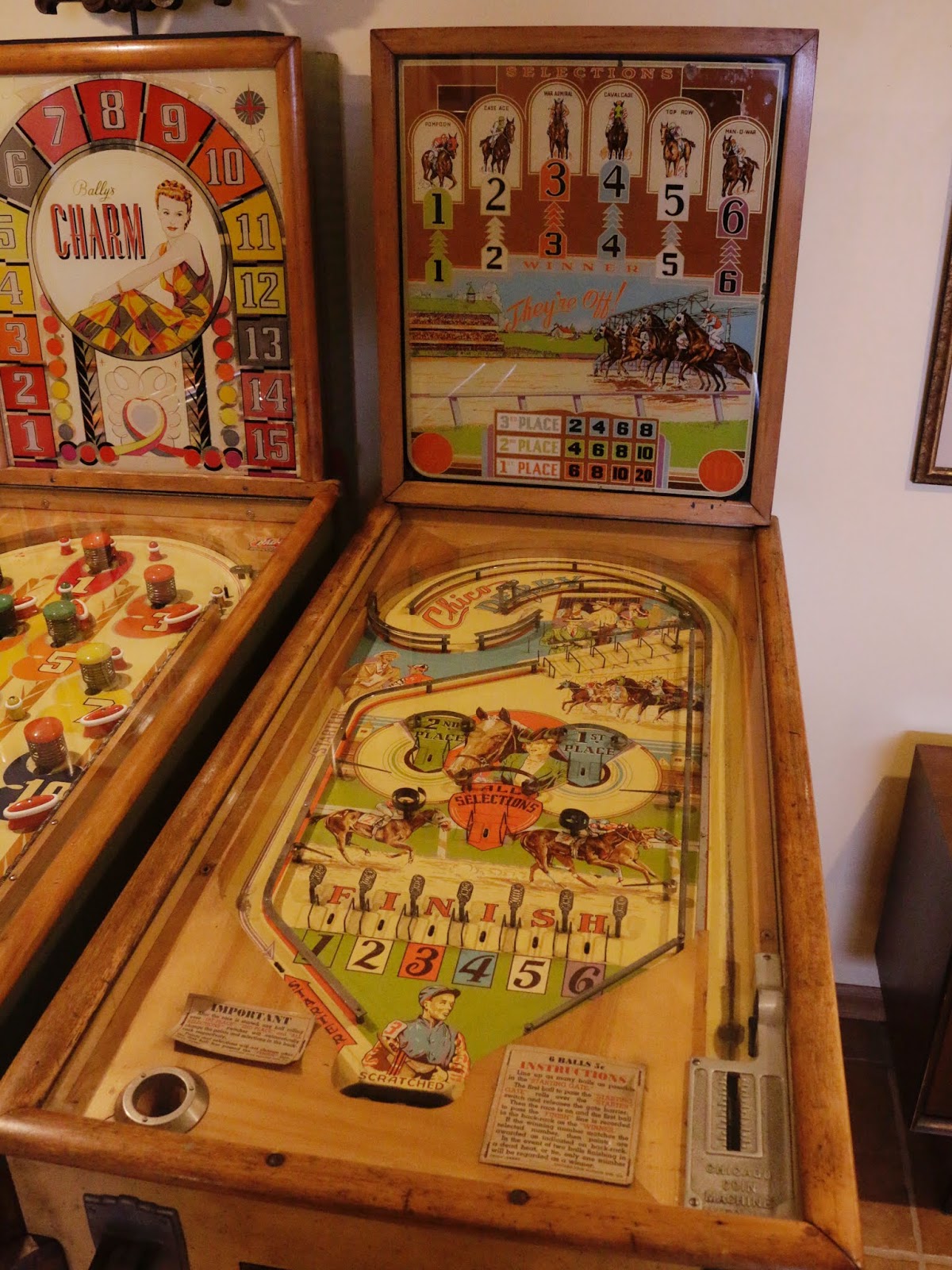Horse racing pinball machine Clearance