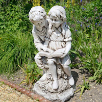 Estatuas de niños para el jardín