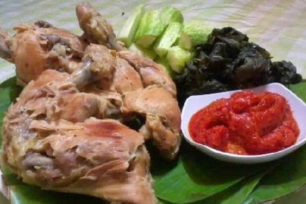 Padang pop chicken recipe with tomato sauce