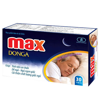 Max DongA, giúp tĩnh tâm, an thần, dễ ngủ
