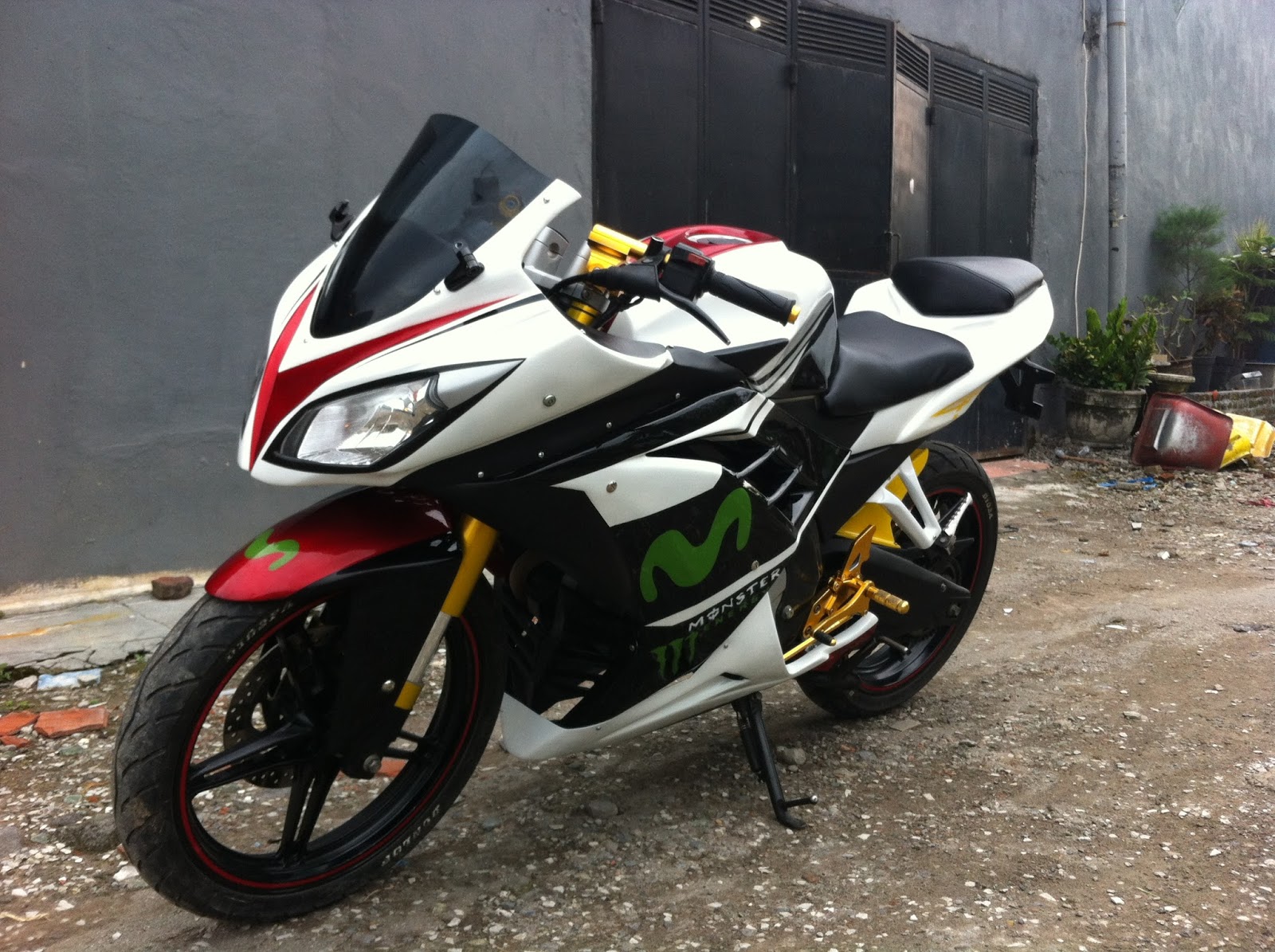 RODA LUMPUR: New Vixion Modif Ninja 250 Fi