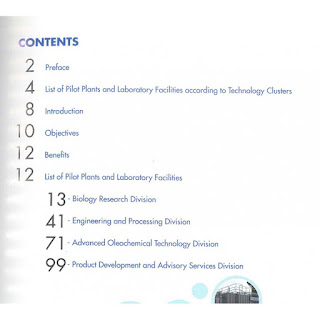 PALM OIL & OIL PALM: MPOB Pilot Plant and Laboratory Facilities