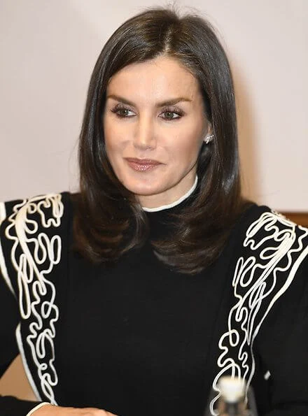 Queen Letizia attended the meeting of Board of Trustees of Help Foundation Against Drug Addiction