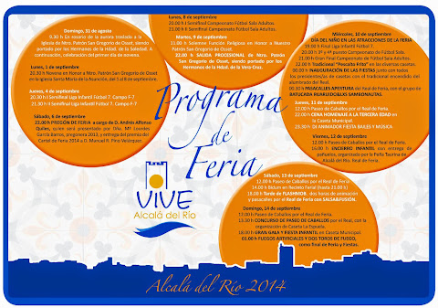 Alcalá del Río - Feria 2014 - Programa de Actos