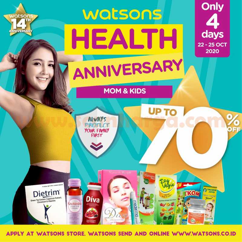 Watsons Promo Health Anniversary Disc Up To 70 scanharga