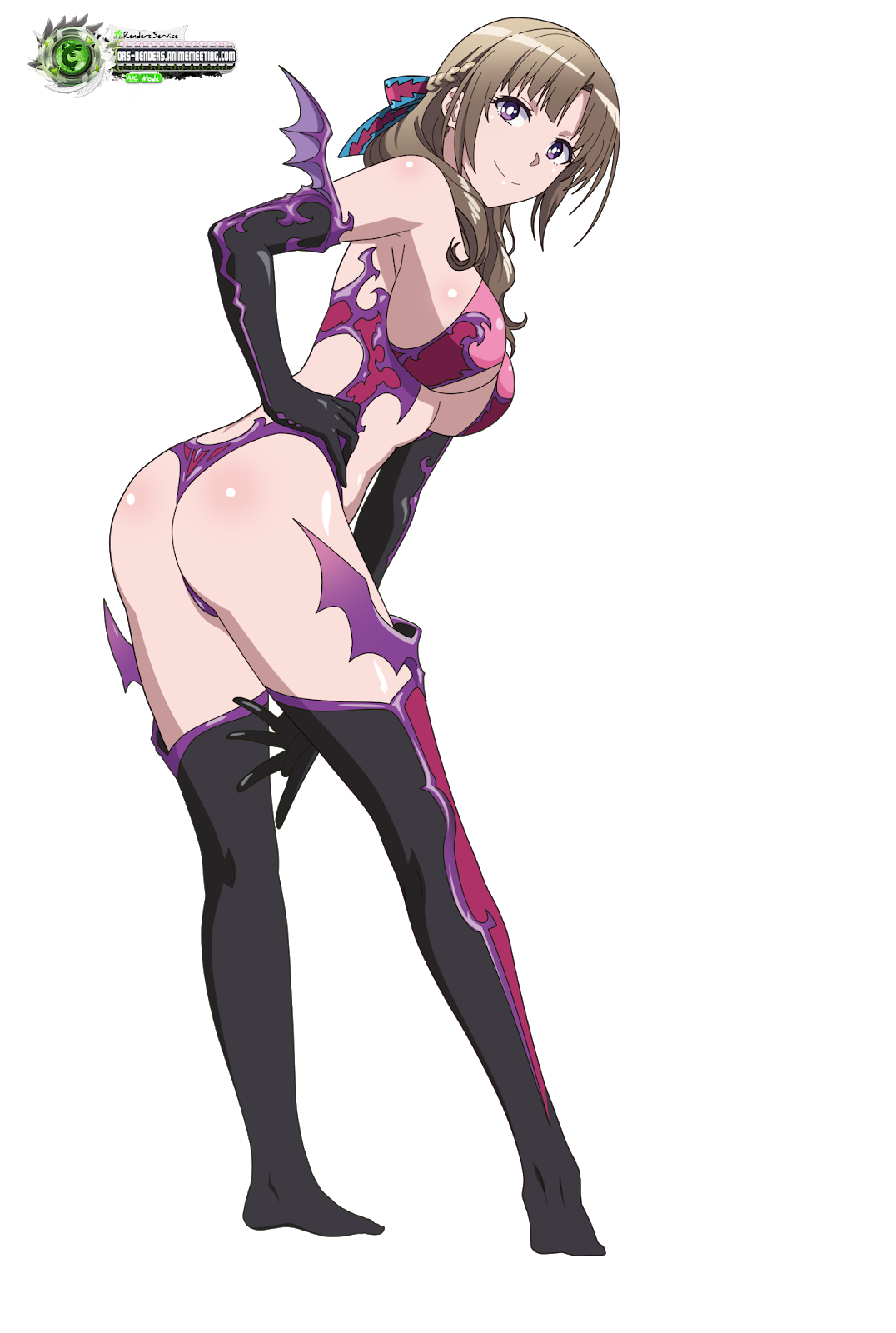 Okaasan:Oosuki Mamako Cute+Ultra Sexy Devil Girl HD Vector.