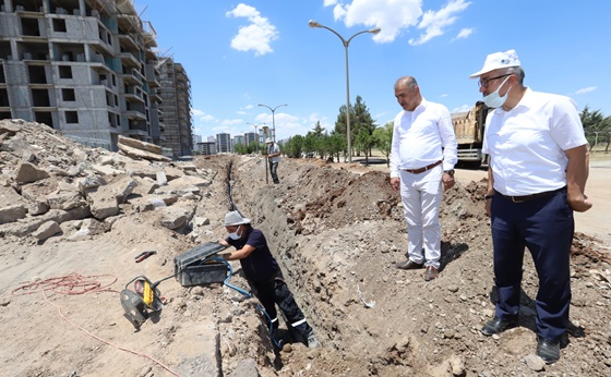 DİSKİ’den yeni yerleşim yerlerine içme suyu şebekesi