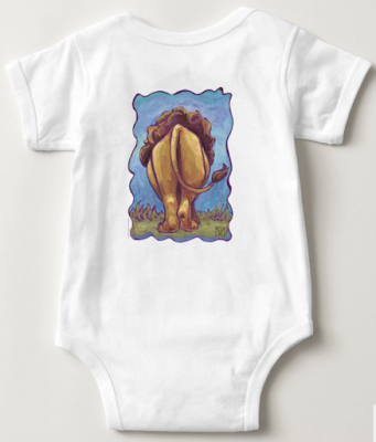Animal Parade Heads and Tails Lion Baby Body Suit