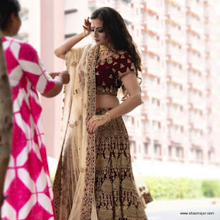 brocade lehenga