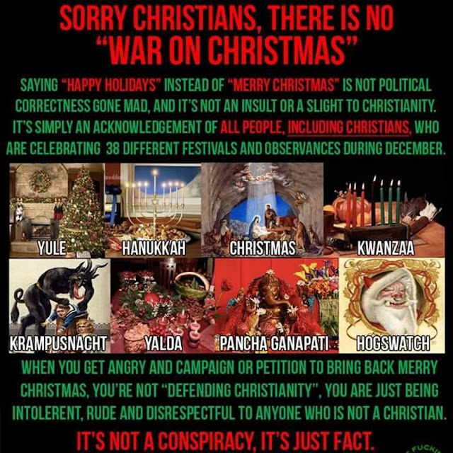 Acerbic Politics About that "War On Christmas"