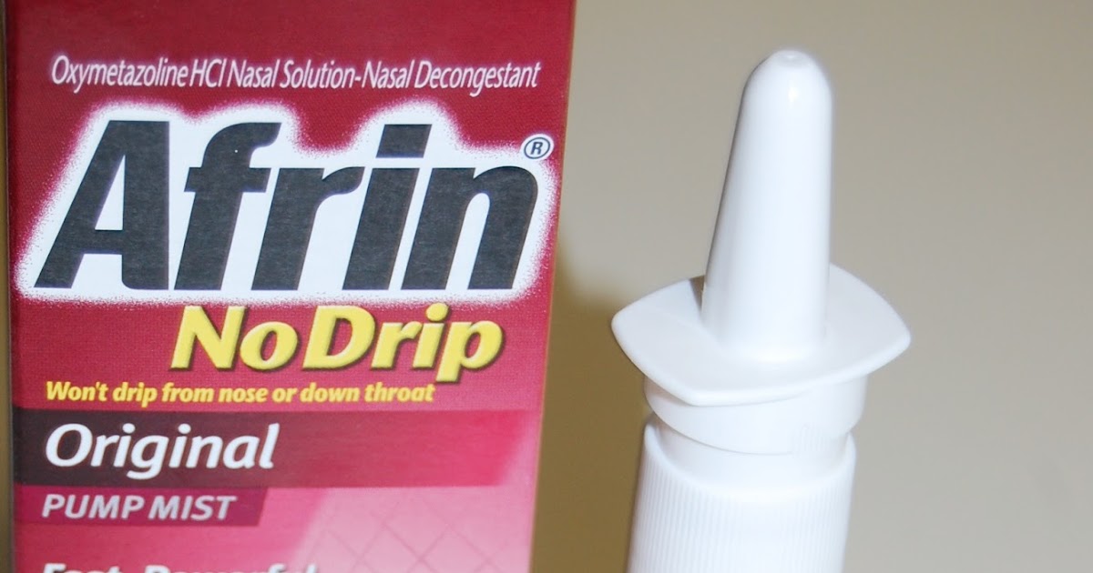Temporary Waffle Afrin Nasal Spray Review