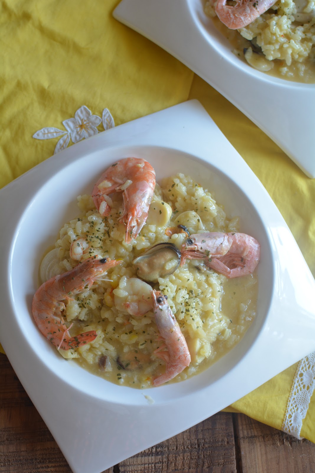 La cocina de Vifran Risotto al frutti di mare