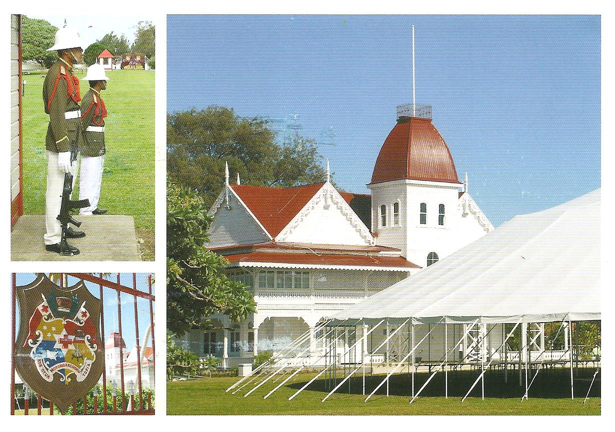 MY POSTCARDPAGE TONGA The Royal Palace