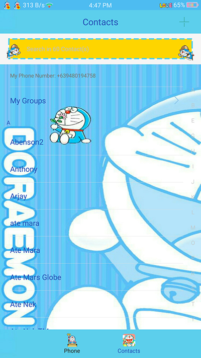 Oppo Theme: Oppo F3|F3 Plus Doraemon Theme