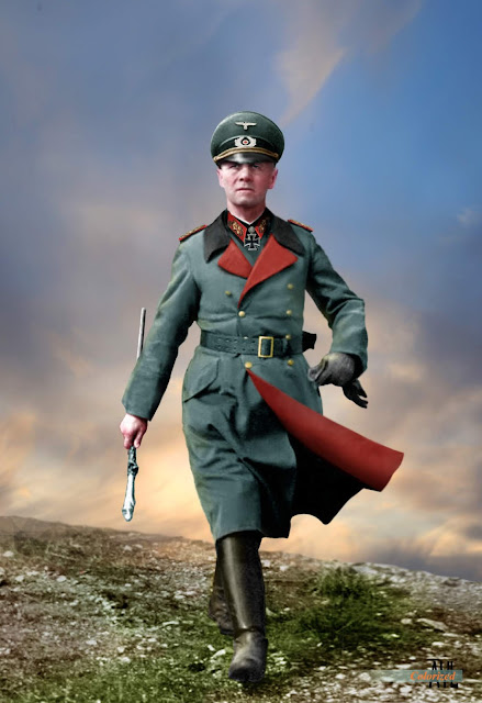 Colors for a Bygone Era: Field Marshal General Erwin Rommel (1891 - 1944)