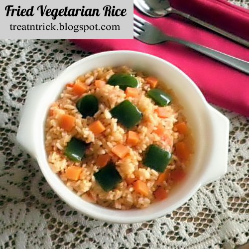 TREAT & TRICK FRIED VEGETARIAN RICE
