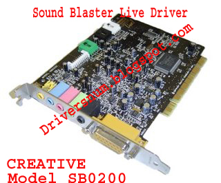 creative labs sound blaster live model # sb0200 driver Creative sound blaster live model sb0200 driver.