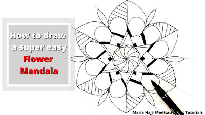 Easy flower mandala