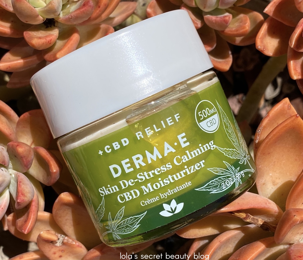 lola's secret beauty blog Derma E Skin DeStress Calming CBD Moisturizer