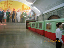 Pyongyang Metro: Modern lighting, propaganda, and 1950s trains