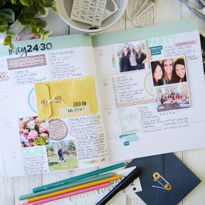 jamie pate: 10 Things Found On a Memory Planner Page
