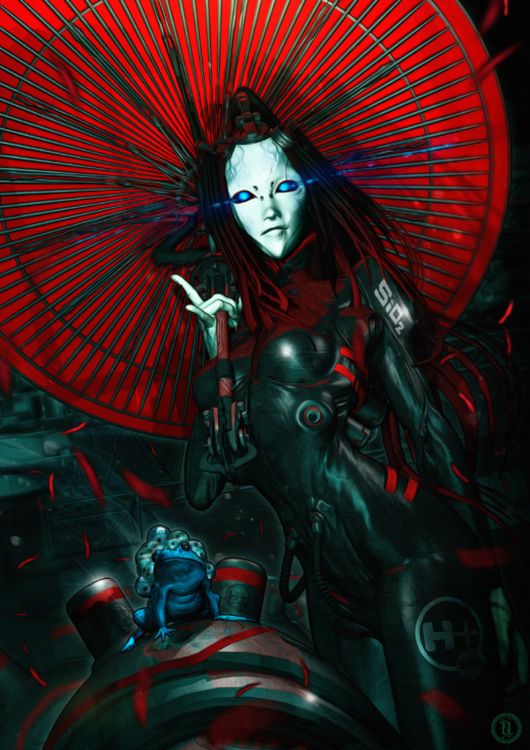 As sombrias ilustrações de ficção científica com toques cyberpunk de Fabio Listrani Fabio Listrani artstation deviantart arte ilustrações ficção científica cyberpunk robôs