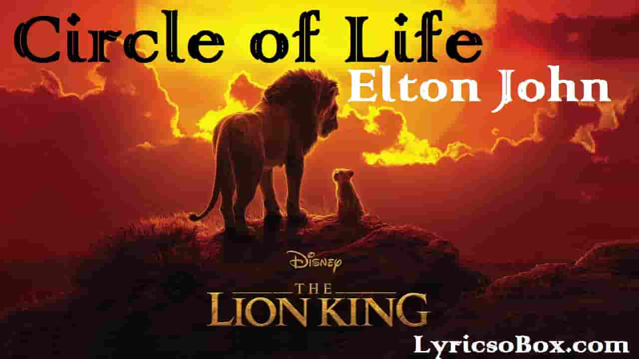 lion king lyrics circle of life