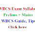 @ WBCS Syllabus for prelims and mains