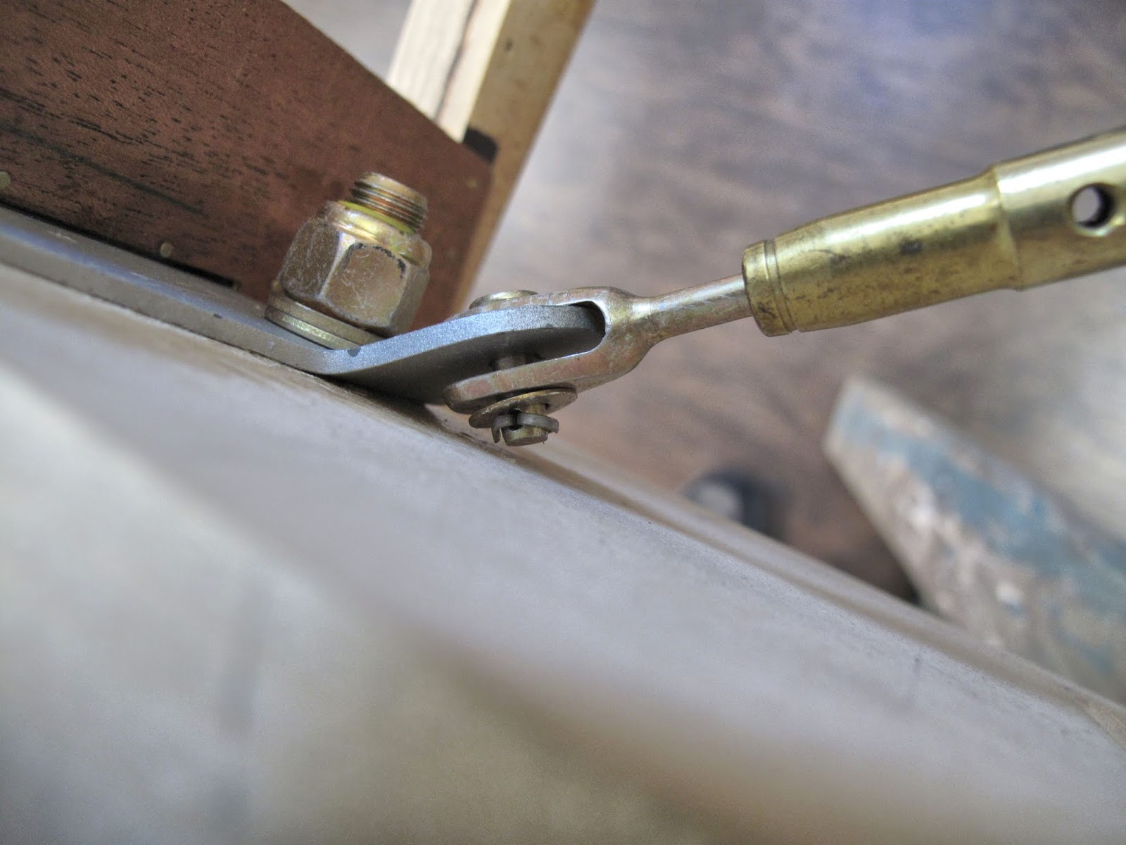 WACO NINE Rebirth Installing Cotter Pins In Drag Wire Clevis Pins