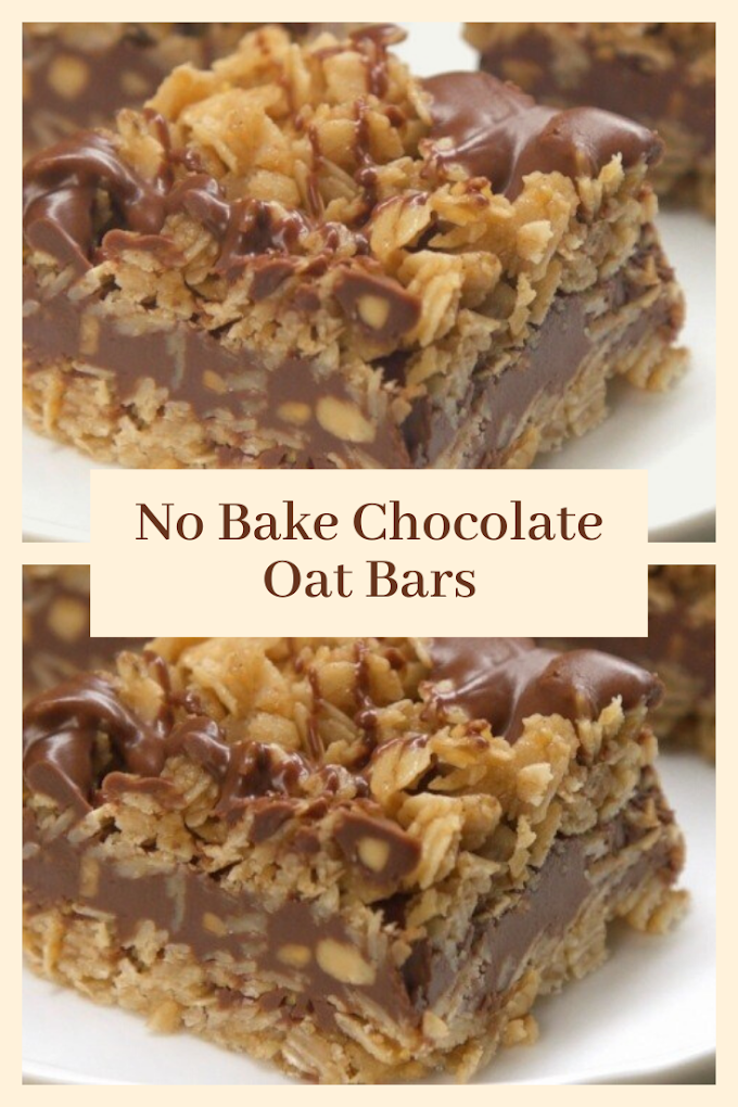 No Bake Chocolate Oat Bars No Bake Chocolate Oat Bars