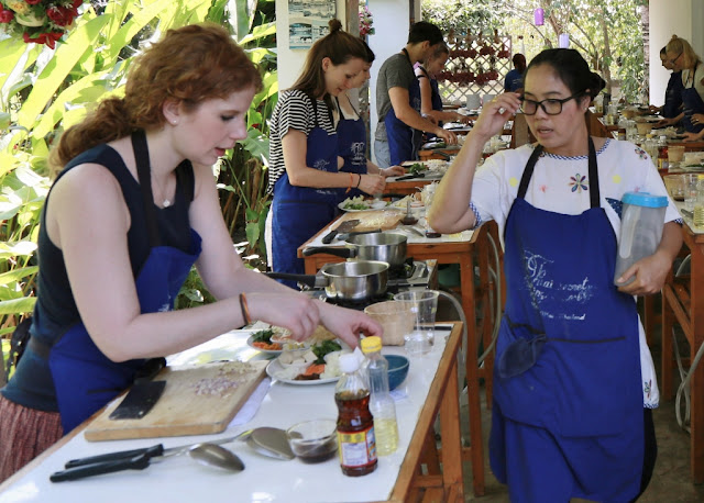 Thai Secret Cooking Class Photos. March 9-2017. Pa Phai, San Sai District, Chiang Mai, Thailand.