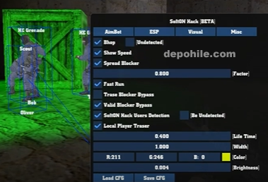 Counter Strike 1.6 SoftON Aimbot - ESP Menu Hilesi 2019 Yeni