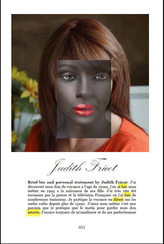 Fédération Américaine des Voyants et Médiums Certifiés COMMENT JUDITH