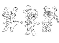 The Chipettes coloring page