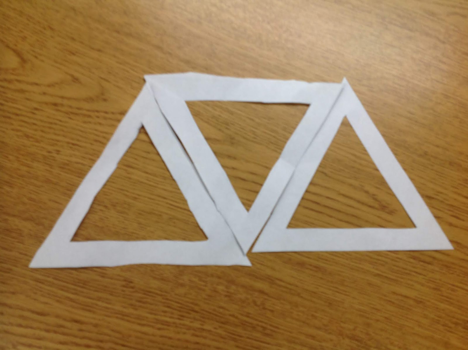 Mrs. Trudo's Math What Can You Do With 3 Triangles?
