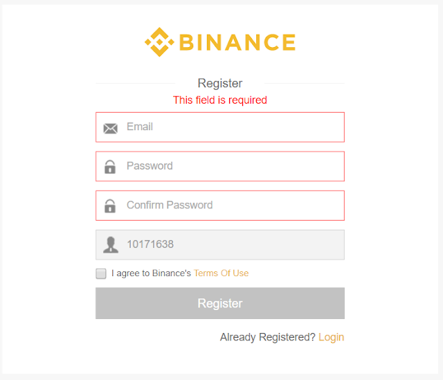 Binance Login