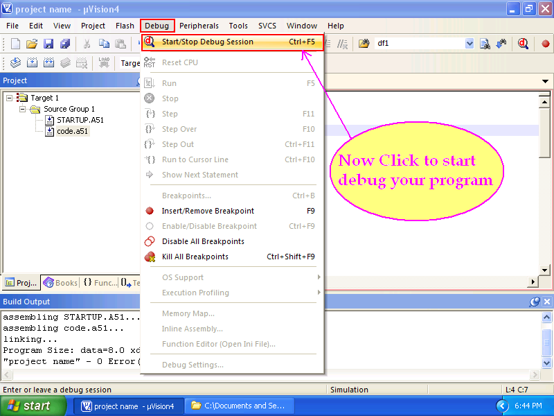 8051 microcontroller How to Use Keil uvision Software for Programming