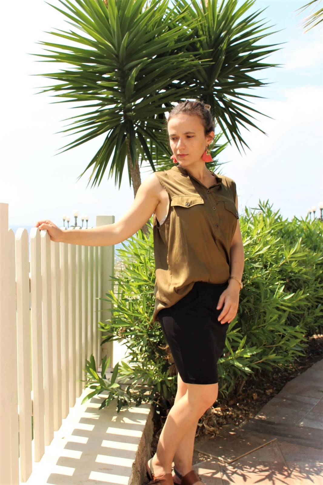 Look con camisa Verde Ocre / Ocher Green Outfit | Purcuapa Outfits