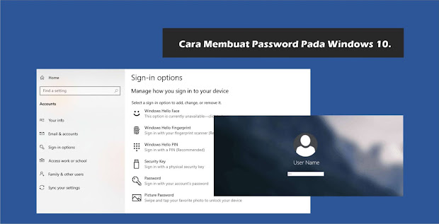 Cara Membuat Password Pada Windows 10
