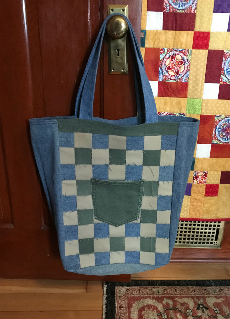 Laurelhurst Craftsman Bungalow Denim Totes Finished