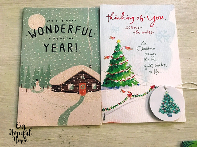 Our Hopeful Home: How To Make Gift Tags Out Of Old Christmas Cards