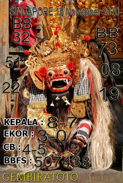 Welcome To Prediksi Alam Kode Syair Singapore 15 November 2020