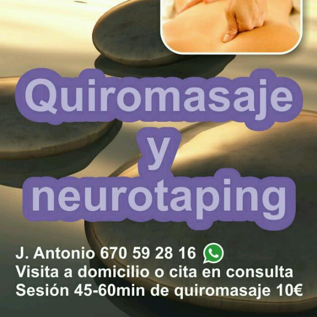 Quiromasaje y neurotaping