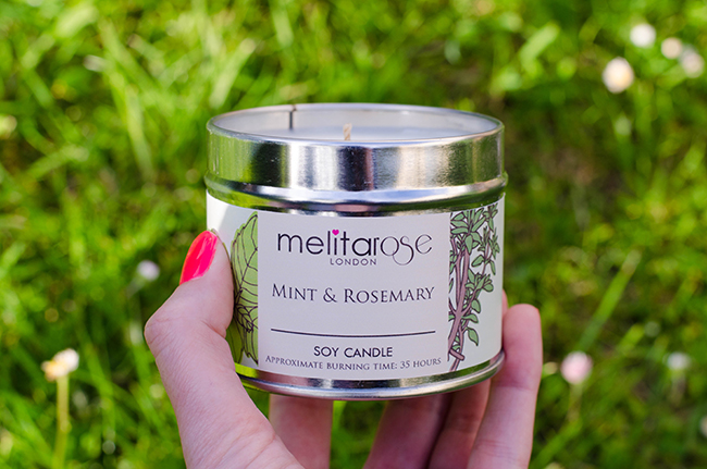 Melitarose Mint and Rosemary Candle