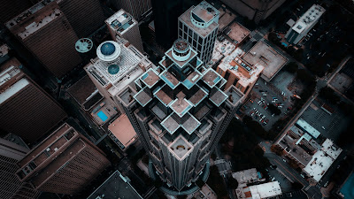City Aerial View Free HD photo