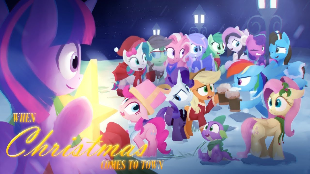 the mane cast sign on for some christmas music in a pony covered rendition of when christmas comes to town starring pinkie rose vannamelon ashley h - When Christmas Comes To Town the mane cast sign on for some christmas music in a pony covered rendition of when christmas comes to town starring pinkie rose vannamelon ashley h - When Christmas Comes To Town