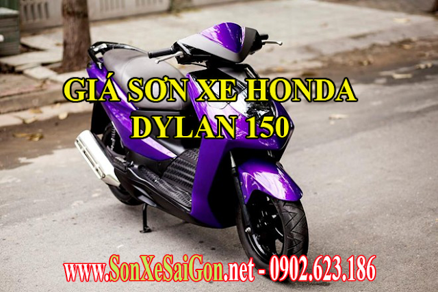 Bảng giá sơn xe máy Honda Dylan 150