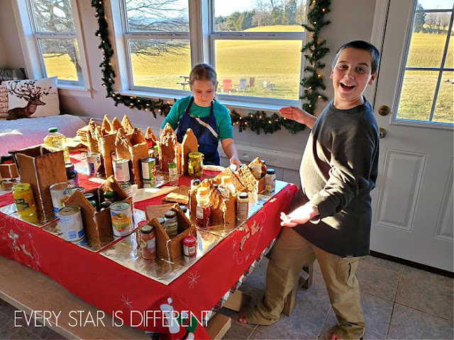 Gingerbread Christmas Project Gluing