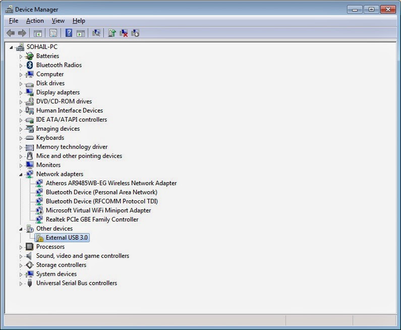 USB 3.0 Device driver USB 3.0 Device driver