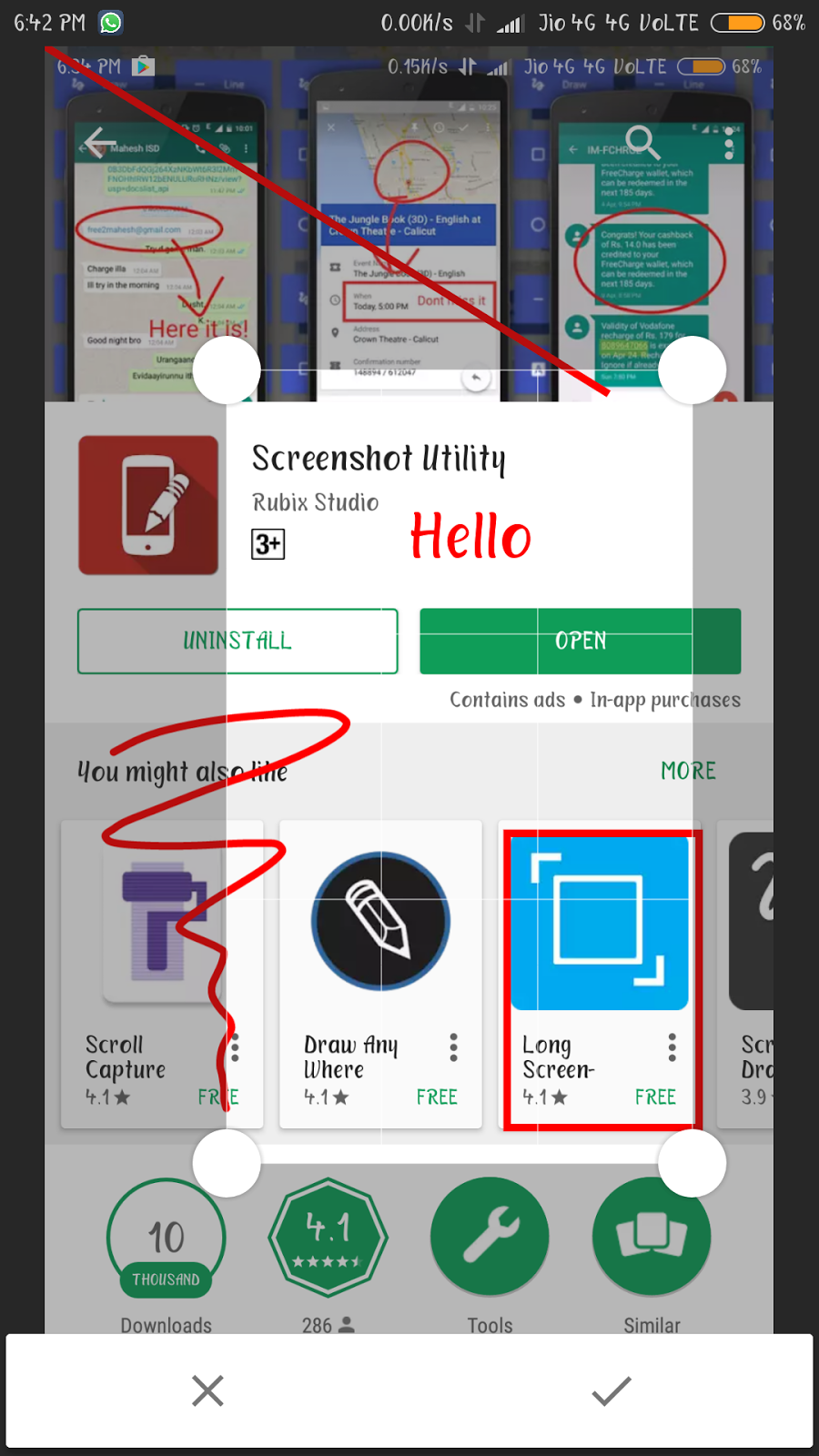 Best Screenshot Editor App For Android.( Screenshot Utility) Android, windows and Linux based